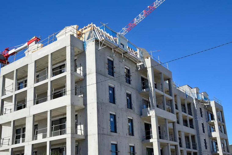 Construction d'appartements locatifs, Montluçon, Chaptard Construction