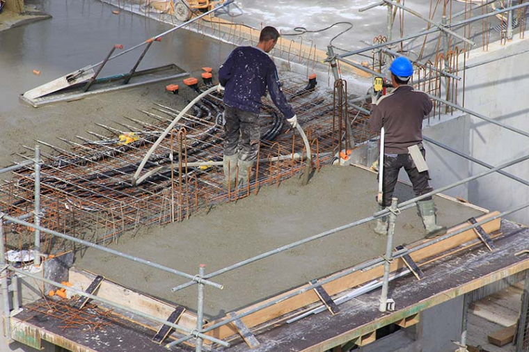 Coulage de chape, Montluçon, Chaptard Construction