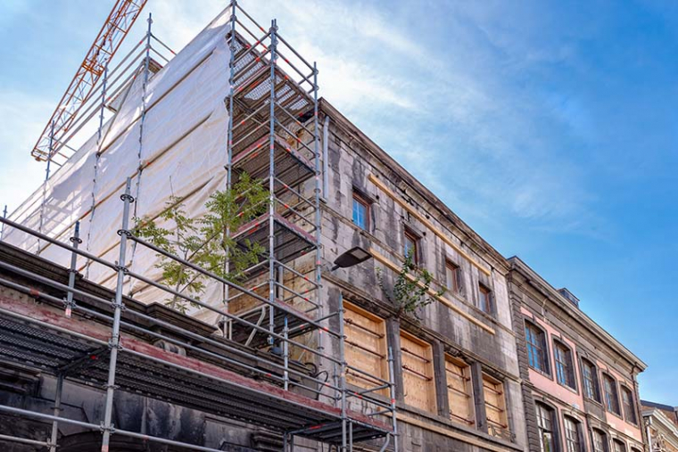 Rénovation bâtiment ancien, Montluçon, Chaptard Construction